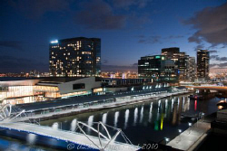 Melbourne Docklands area - a rejuvinated port by Andrew Macleod 